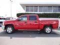 2013 Victory Red Chevrolet Silverado 1500 LT Crew Cab 4x4  photo #4