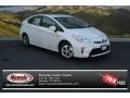 2013 Blizzard White Pearl Toyota Prius Three Hybrid  photo #1