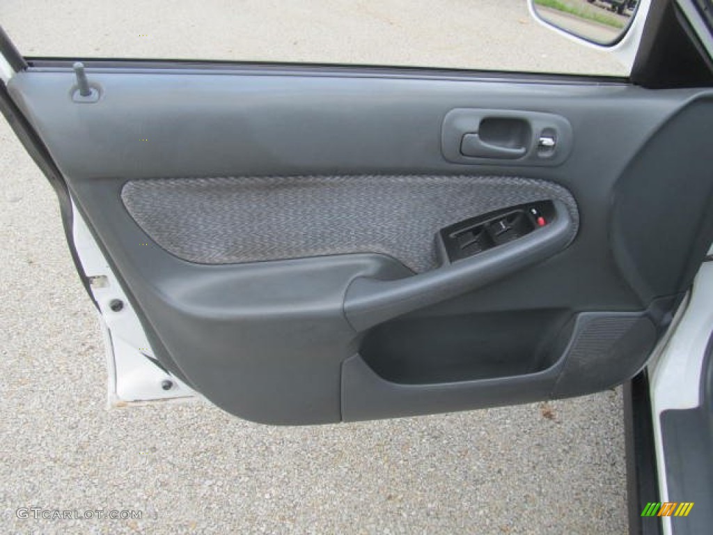 2000 Honda Civic EX Sedan Gray Door Panel Photo #83766343