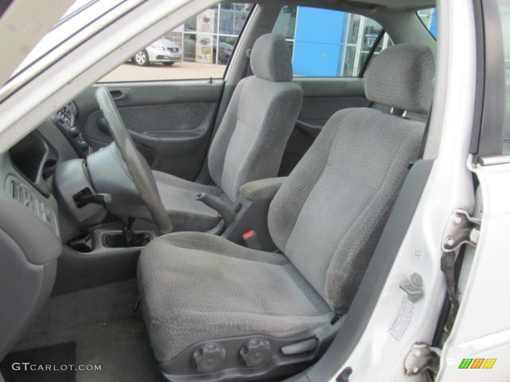 Gray Interior 2000 Honda Civic EX Sedan Photo #83766361