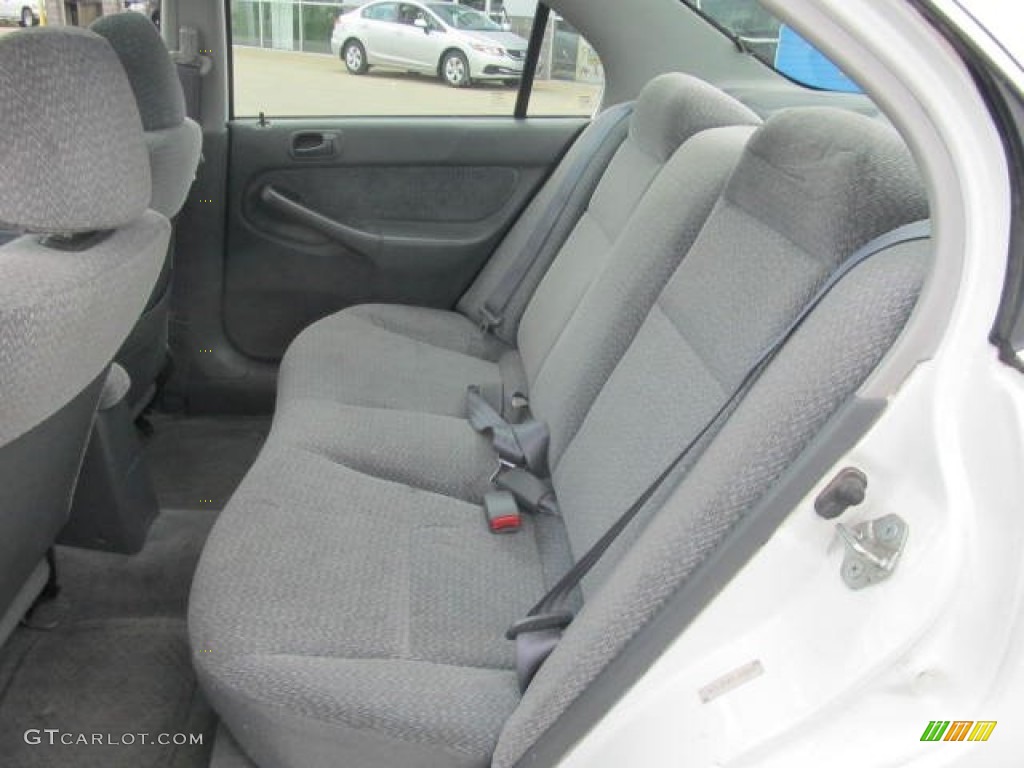 2000 Honda Civic EX Sedan Rear Seat Photo #83766382