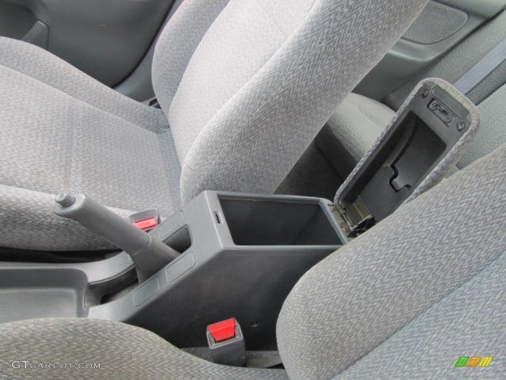 2000 Civic EX Sedan - Taffeta White / Gray photo #15
