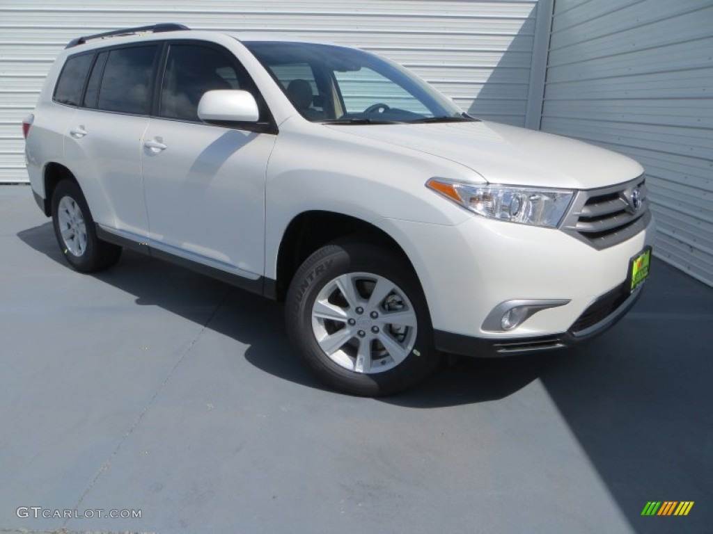 2013 Highlander SE - Blizzard White Pearl / Sand Beige photo #1