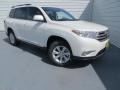 2013 Blizzard White Pearl Toyota Highlander SE  photo #1