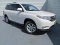 2013 Blizzard White Pearl Toyota Highlander SE  photo #2