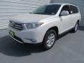 2013 Blizzard White Pearl Toyota Highlander SE  photo #7