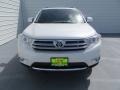 2013 Blizzard White Pearl Toyota Highlander SE  photo #8