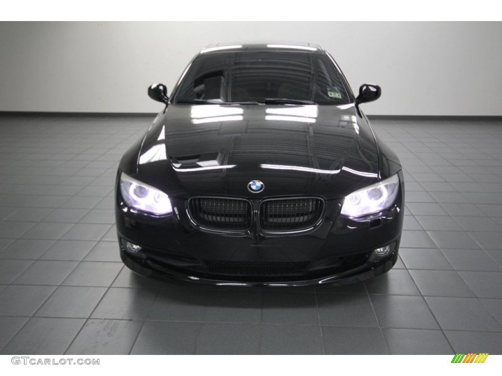 2011 3 Series 335i Coupe - Jet Black / Saddle Brown Dakota Leather photo #6