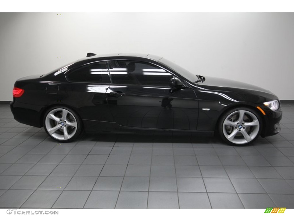 2011 3 Series 335i Coupe - Jet Black / Saddle Brown Dakota Leather photo #7
