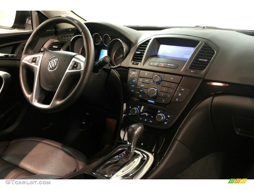 2012 Buick Regal Turbo Ebony Dashboard Photo #83766982