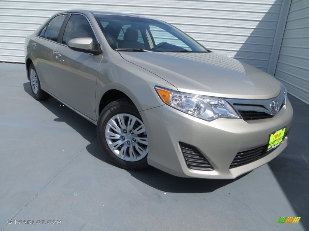 2013 Camry LE - Champagne Mica / Ivory photo #1