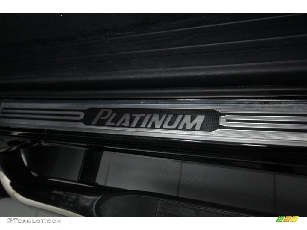 2011 Tundra Platinum CrewMax 4x4 - Black / Redrock/Black photo #19