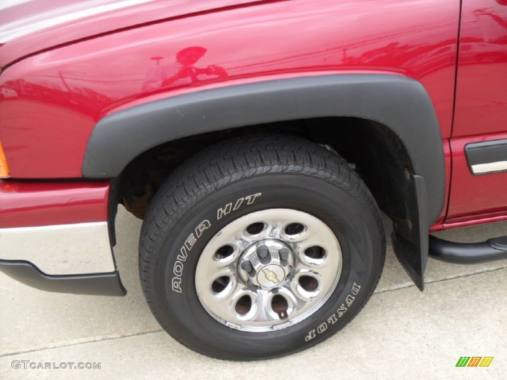 2006 Silverado 1500 LS Extended Cab 4x4 - Sport Red Metallic / Dark Charcoal photo #18