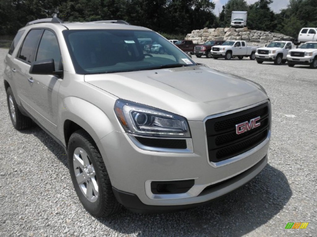 Champagne Silver Metallic 2014 GMC Acadia SLE Exterior Photo #83767906
