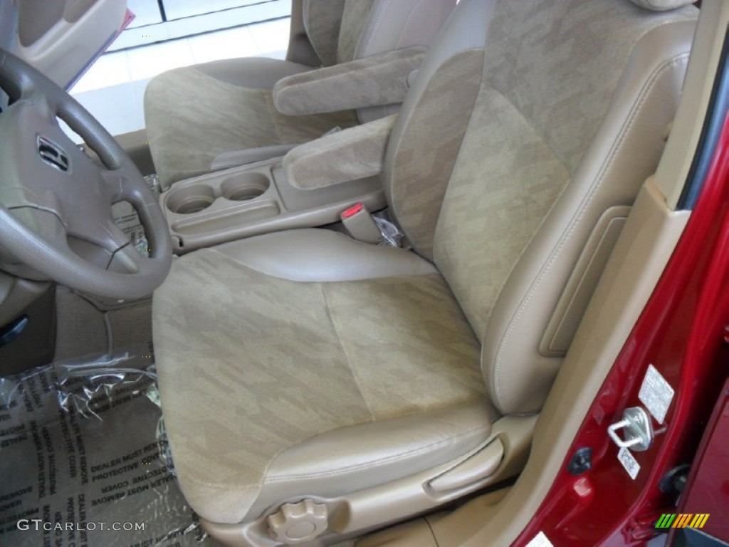 2004 CR-V EX 4WD - Chianti Red Pearl / Saddle photo #25