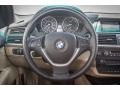 2007 BMW X5 Sand Beige Interior Steering Wheel Photo