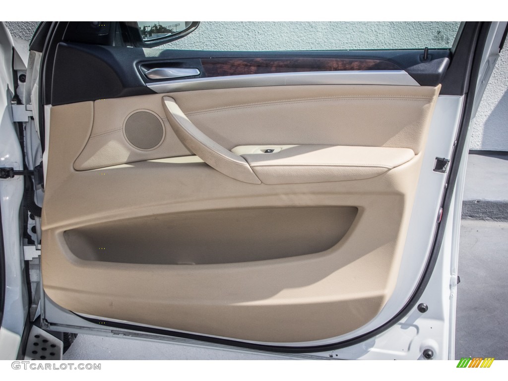 2007 BMW X5 4.8i Sand Beige Door Panel Photo #83768380