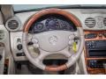 2004 Mercedes-Benz CLK Stone Interior Steering Wheel Photo