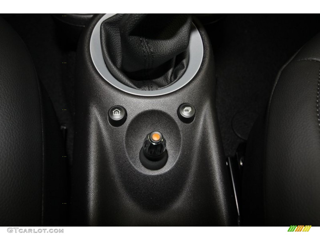 2013 Cooper S Coupe - Pepper White / Carbon Black photo #19