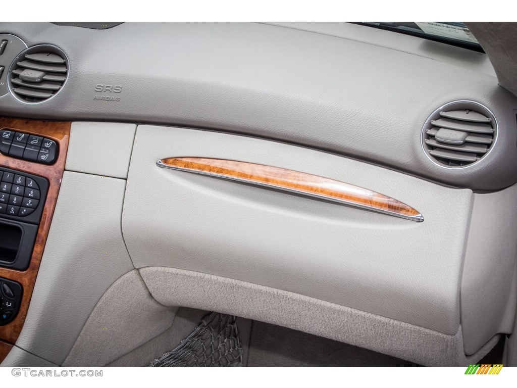 2004 CLK 500 Cabriolet - Mocha Black Metallic / Stone photo #22