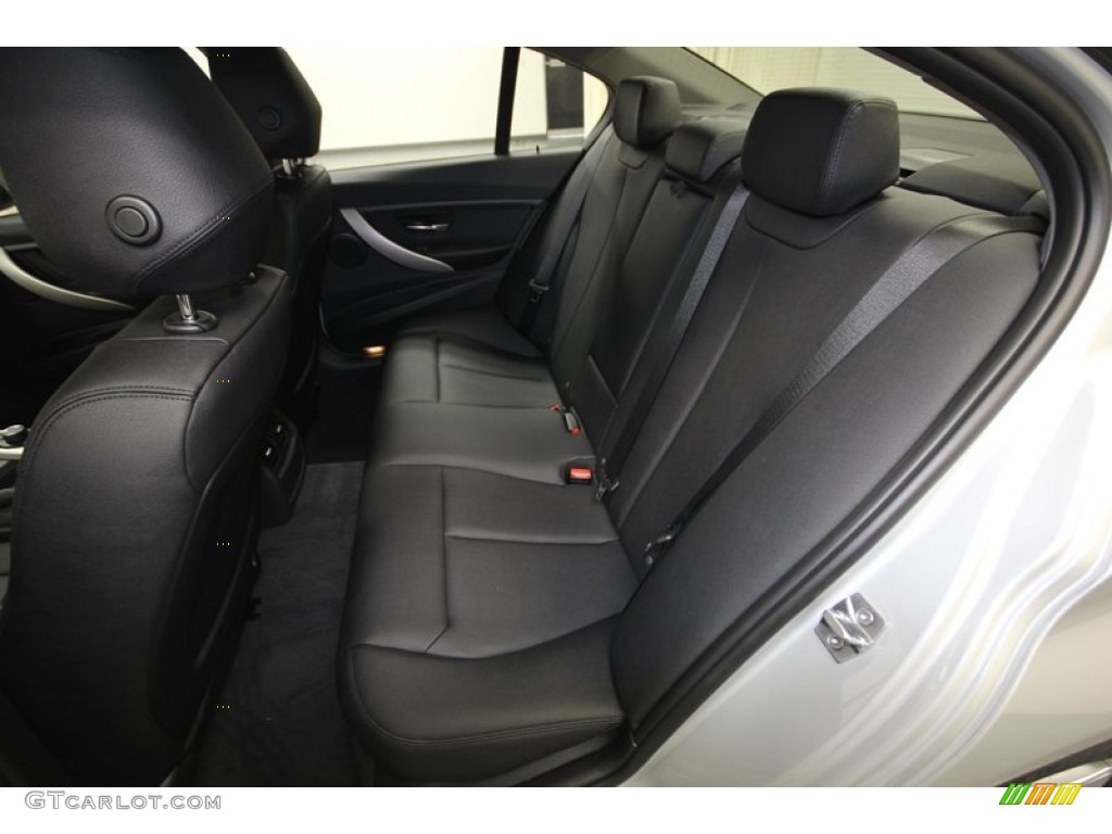 2013 3 Series 320i Sedan - Glacier Silver Metallic / Black photo #11