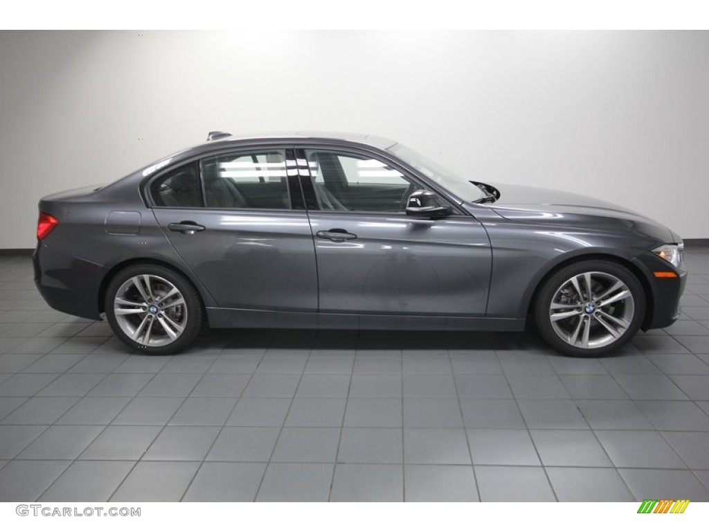 2013 3 Series 328i Sedan - Mineral Grey Metallic / Black photo #2