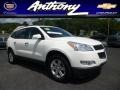 2012 White Chevrolet Traverse LT AWD  photo #1