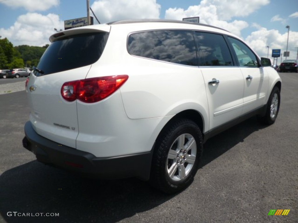 2012 Traverse LT AWD - White / Dark Gray/Light Gray photo #7