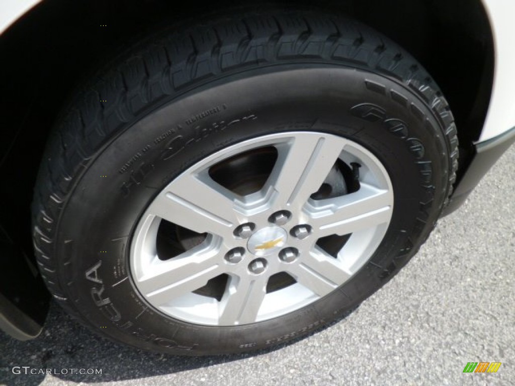 2012 Traverse LT AWD - White / Dark Gray/Light Gray photo #9