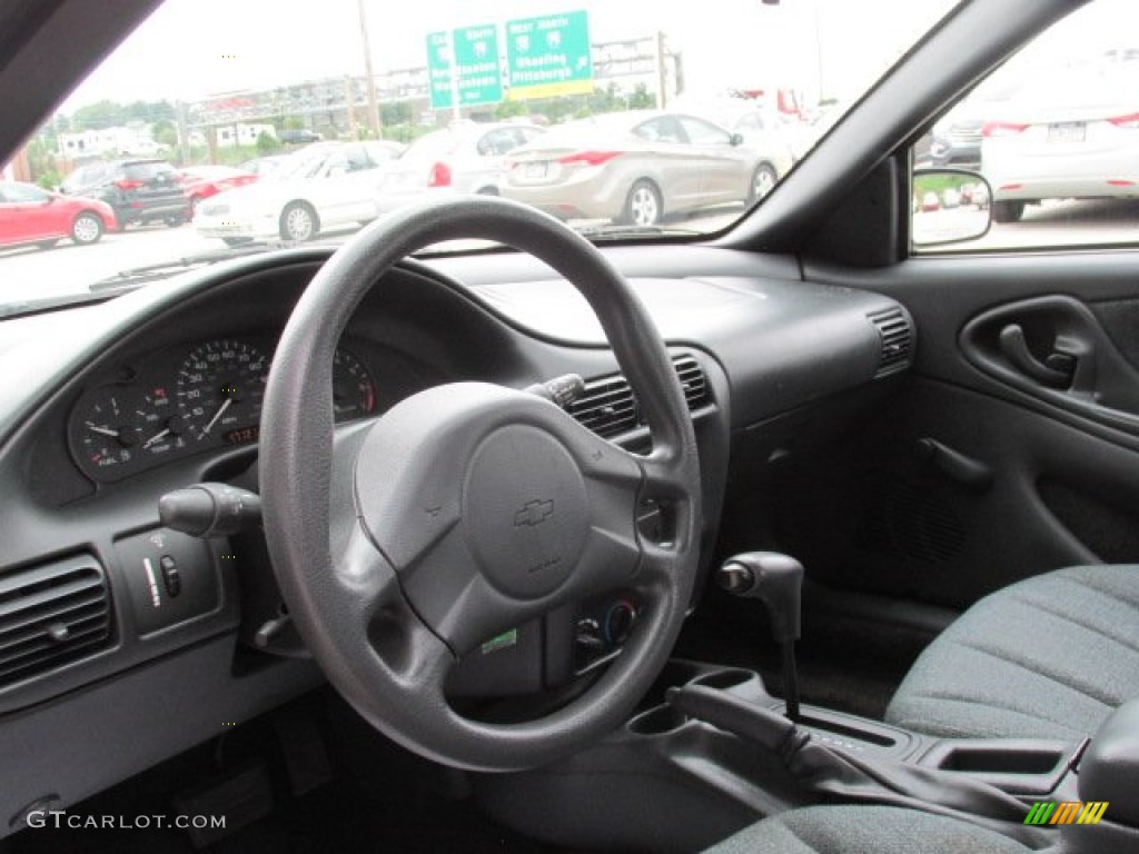 2003 Chevrolet Cavalier Sedan Graphite Gray Steering Wheel Photo #83775334