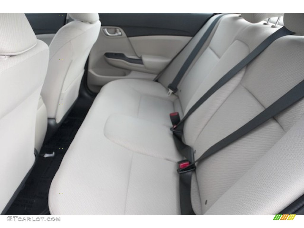 2013 Honda Civic LX Sedan Rear Seat Photos