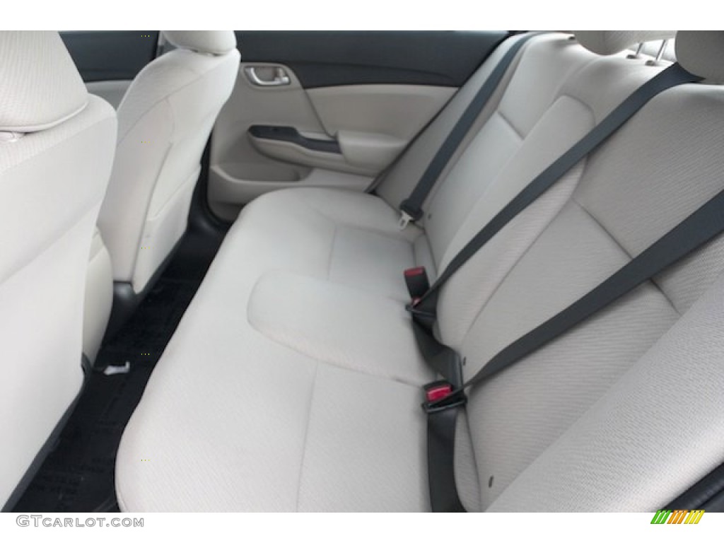 Beige Interior 2013 Honda Civic LX Sedan Photo #83775355