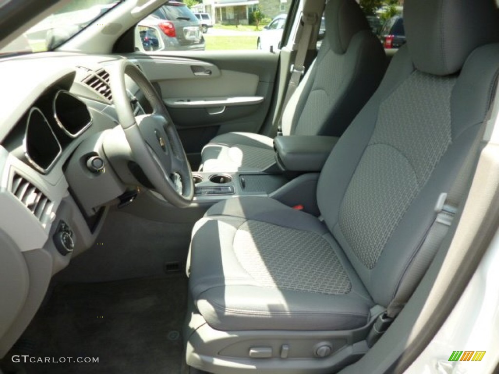 2012 Traverse LT AWD - White / Dark Gray/Light Gray photo #16