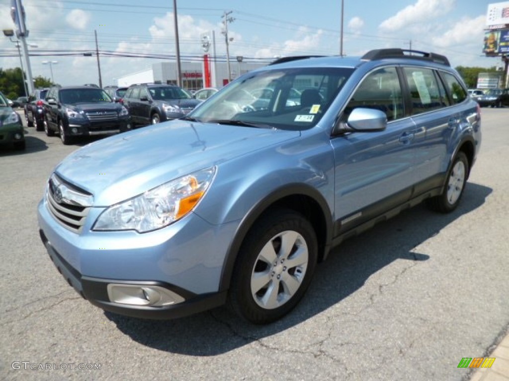 2012 Outback 2.5i - Sky Blue Metallic / Off Black photo #3