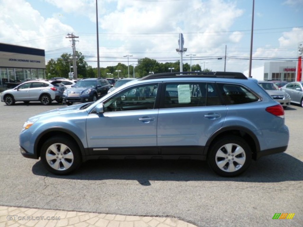 2012 Outback 2.5i - Sky Blue Metallic / Off Black photo #8