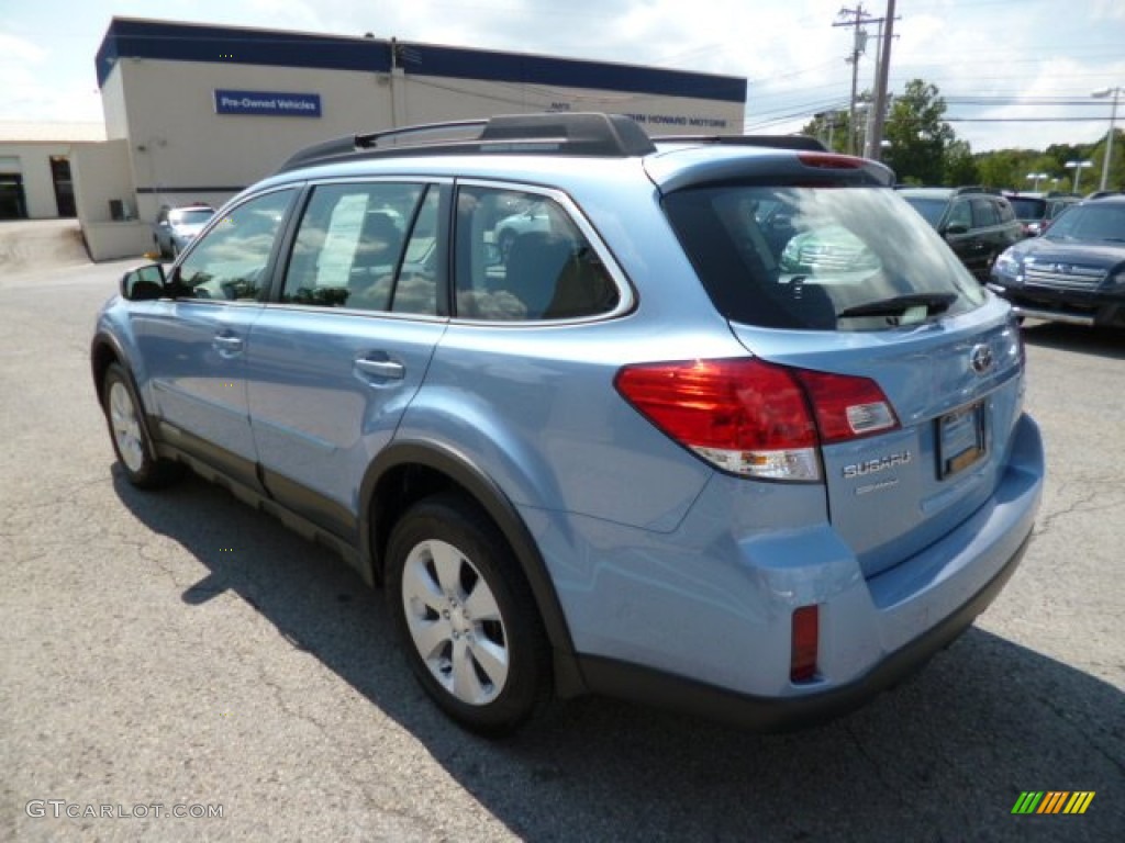 2012 Outback 2.5i - Sky Blue Metallic / Off Black photo #9