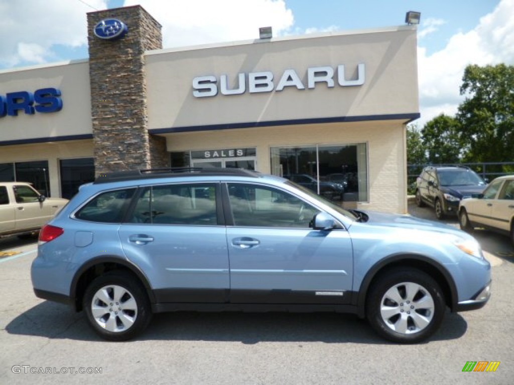 2012 Outback 2.5i - Sky Blue Metallic / Off Black photo #12