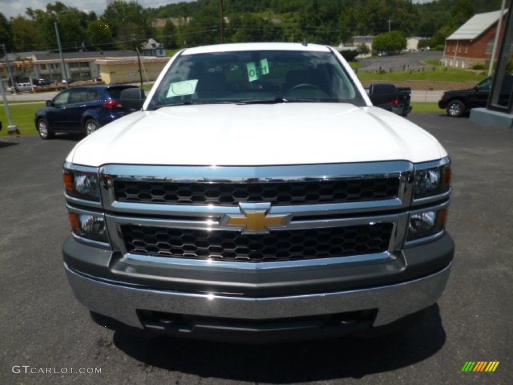 2014 Silverado 1500 WT Crew Cab 4x4 - Summit White / Jet Black/Dark Ash photo #2