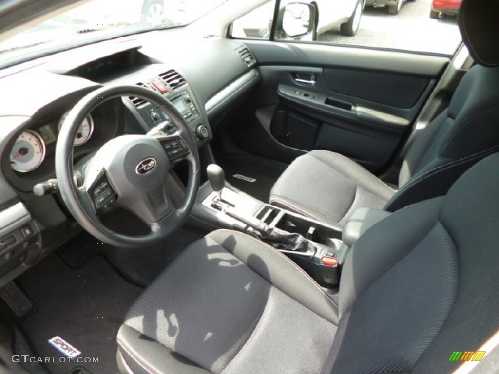 2012 Impreza 2.0i Sport Premium 5 Door - Dark Gray Metallic / Black photo #16