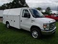 Oxford White 2013 Ford E Series Cutaway E350 Commercial Utility Truck Exterior