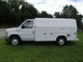 Oxford White 2013 Ford E Series Cutaway E350 Commercial Utility Truck Exterior