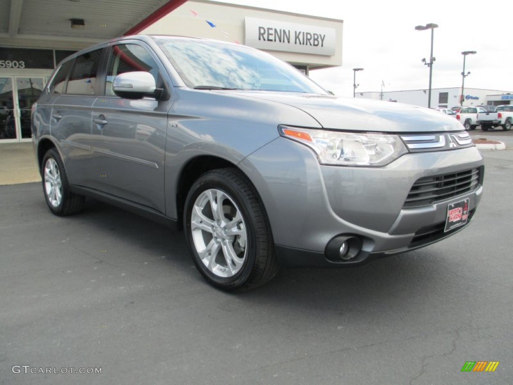 2014 Outlander GT S-AWC - Mercury Gray Metallic / Black photo #1