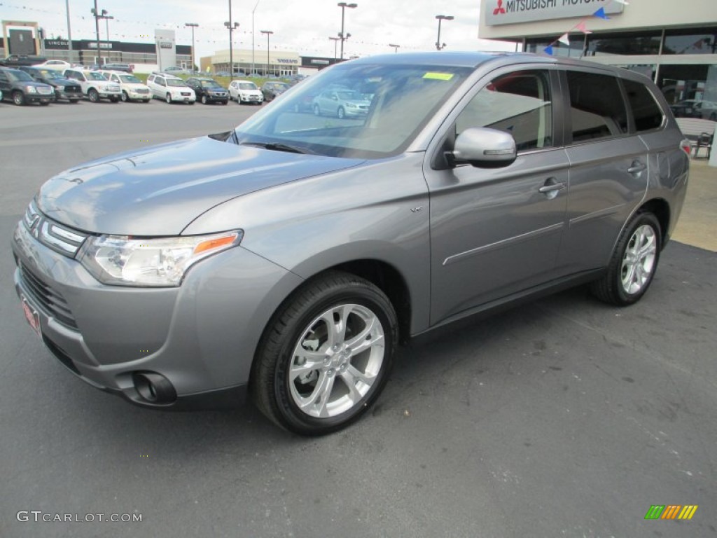 Mercury Gray Metallic 2014 Mitsubishi Outlander GT S-AWC Exterior Photo #83777329