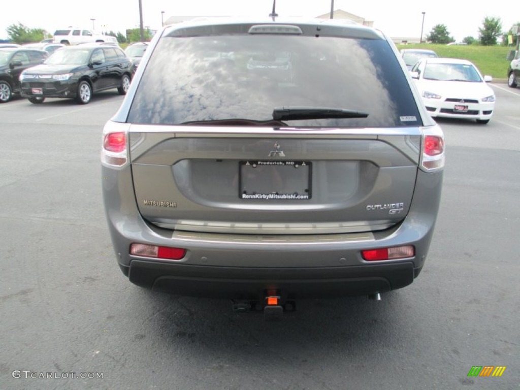 2014 Outlander GT S-AWC - Mercury Gray Metallic / Black photo #6