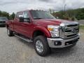 2013 Ruby Red Metallic Ford F250 Super Duty XLT Crew Cab 4x4  photo #2