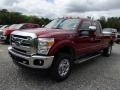 2013 Ruby Red Metallic Ford F250 Super Duty XLT Crew Cab 4x4  photo #4