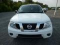 2013 Glacier White Nissan Frontier SV V6 Crew Cab 4x4  photo #2