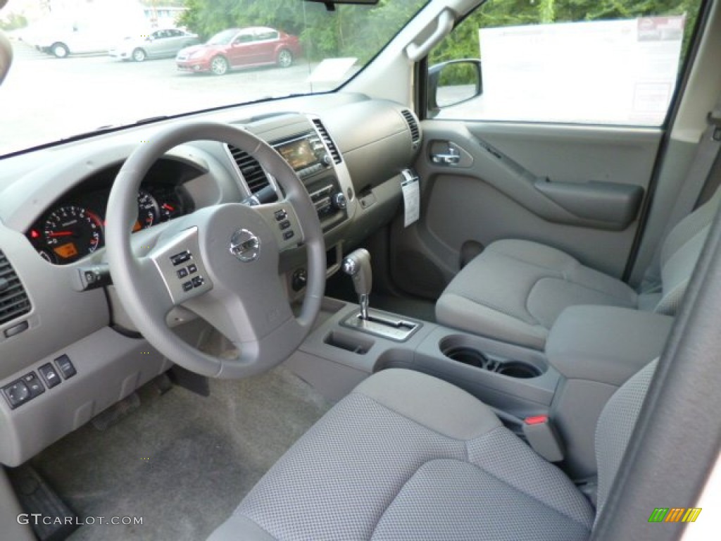 Steel Interior 2013 Nissan Frontier SV V6 Crew Cab 4x4 Photo #83778265