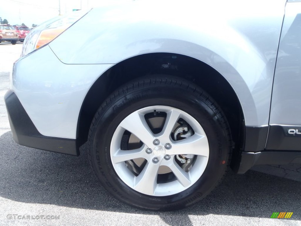 2014 Outback 3.6R Limited - Ice Silver Metallic / Black photo #9