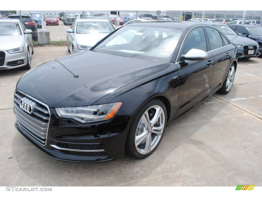 Brilliant Black 2014 Audi S6 Prestige quattro Sedan Exterior Photo #83780342